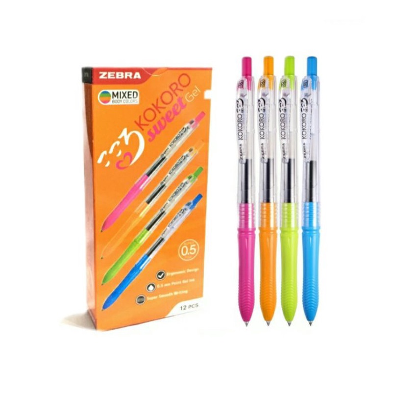 ปากกาเจลหวาน Zebra Kokoro
