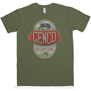 [S-5XL]เสื้อยืดลําลอง แขนสั้น คอกลม พิมพ์ลาย Genco Olie Oil เข้ากับทุกการแต่งกาย สําหรับผู้ชาย 240540