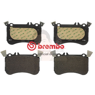 P50 121B ผ้าเบรก-F-แท้ BREMBO รุ่น Black : BENZ A-Class 45AMG W176 C117 X156 14-&gt; การันตีคุณภาพมาตรฐานโดย " เครอป อะไ...