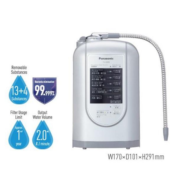 เครื่องกรองน้ำ Panasonic Alkaline Water Filter / Purifier With Ionizer TKAS45 made in Japan