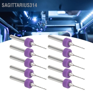 Sagittarius314 อะไหล่ดอกสว่านหัวฉีดทังสเตนคาร์ไบด์ 0.7 มม. สําหรับเครื่องพิมพ์ 3D 10 ชิ้น