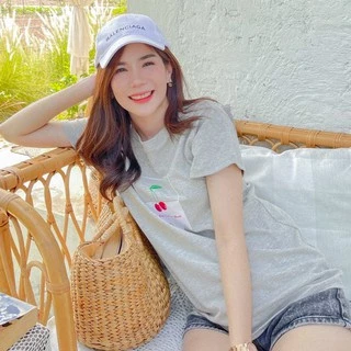 Jarika.shop - เสื้อยืด เสื้อยืดลายชาไข่มุก เค้ก ไอติม SWEET แขนสั้นแต่งลายน่ารักๆ ( ข83 )
