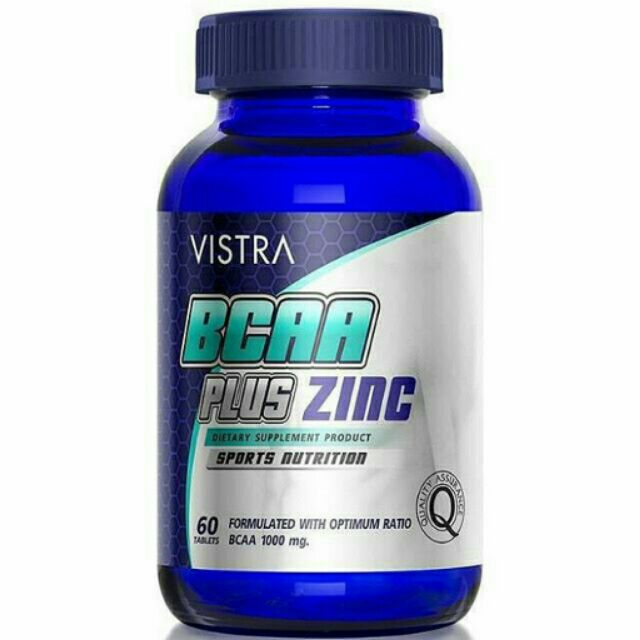 Vistra BCAA Plus Zinc Sport Nutrition 60 เม็ด