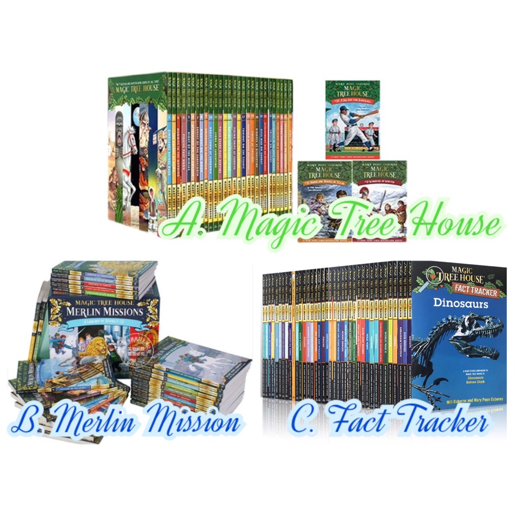 หนังสือชุด Magic Tree House **ไม่มีกล่อง*** วรรณกรรมเด็ก ภาษาอังกฤษ ต้นไม้มหัศจรรย์ chapter book