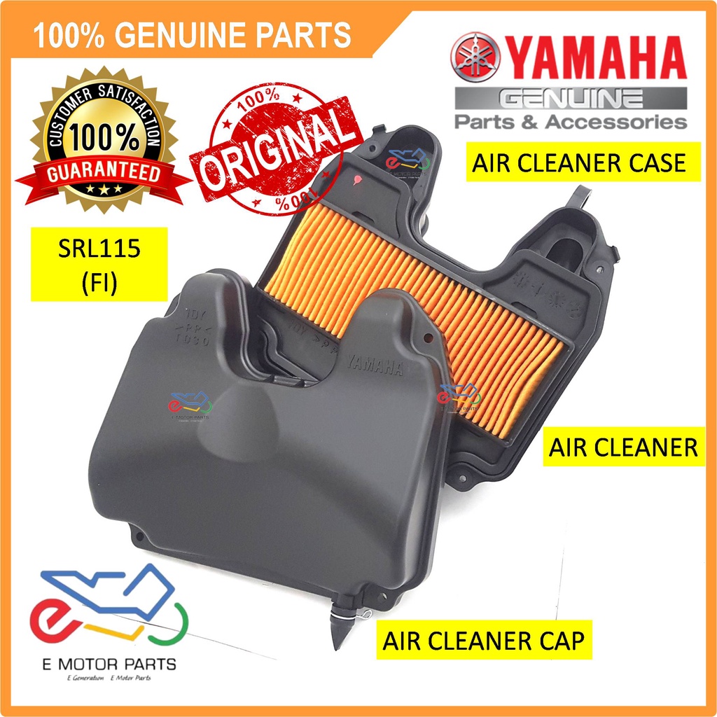 SRL115 FI AIR CLEANER AIR CLEANER CASE & CAP LAGENDA 115 FI AIR FILTER ELEMENT - 1DY-WE445-00
