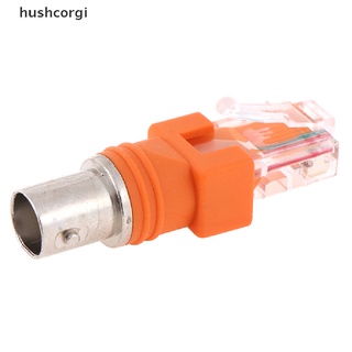 [hushcorgi] อะแดปเตอร์เชื่อมต่อสายโคแอ็กเชียล ตัวเมีย BNC เป็นตัวผู้ RJ45 1 ชิ้น