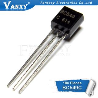 ทรานซิสเตอร์Bc 549 C To - 92 Bc 559 To 92 549 A 0 . 1 A 30 V 100ชิ้น