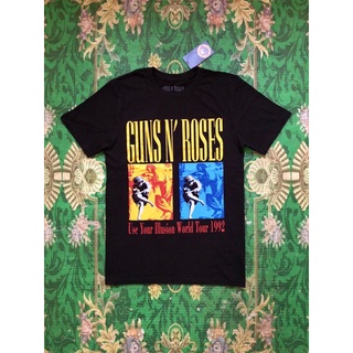 ผ้าฝ้าย 100%🎸GUNS N’ ROSES เสื้อวง Guns N’ Roses สินค้านำเข้า ลิขสิทธิ์แท้S-3XL