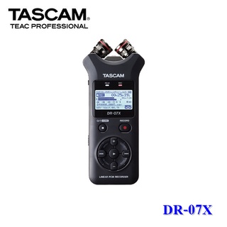 Tascam DR-07X ชุดไมค์บันทึกเสียง ไมโครโฟนสำหรับบันทึกเสียง