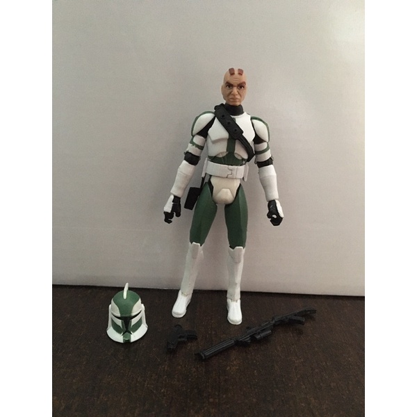 Hasbro Star Wars The Clone Wars Clone Commander Gree Clone Trooper 3.75 1:18