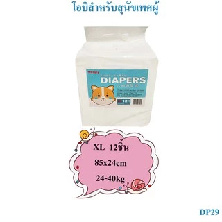 กางเกงในโอบิ สุนัขเพศผู้-เพศเมีย size S-XL มีของพร้อมส่ง