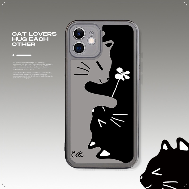เคสโทรศัพท์มือถือ กันกระแทก ลายแมว สร้างสรรค์ สําหรับ Iphone 13 Pro 11 Pro Max Xr 6s 7 8 Plus 12 Mini 14 Pro Xs Max