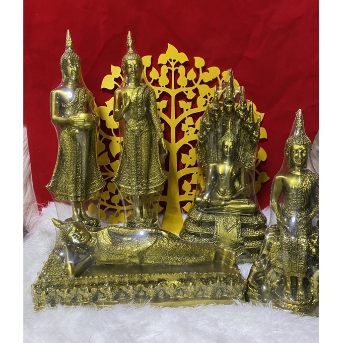 พระประจำวันเกิด สีทองโบราณ พระประจำวัน สูง16นิ้ว