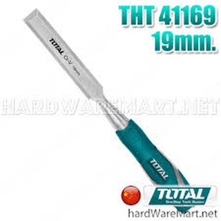 สิ่วลบเหลี่ยม 19mm TOTAL THT41196 woodworking chisel โททอล