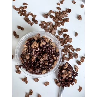 Chocolate bom ซีเรียลช็อกโกแลตลาวา (มี 4 รสชาติ) ขนมคลีน แคลอรี่ต่ำ