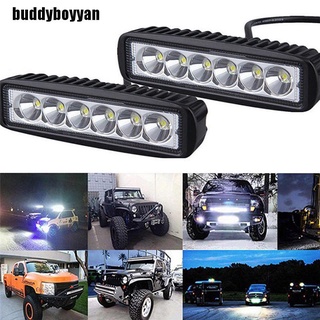 Bbth ไฟตัดหมอก LED 18W 6000K สําหรับรถยนต์ รถบรรทุก เรือ SUV