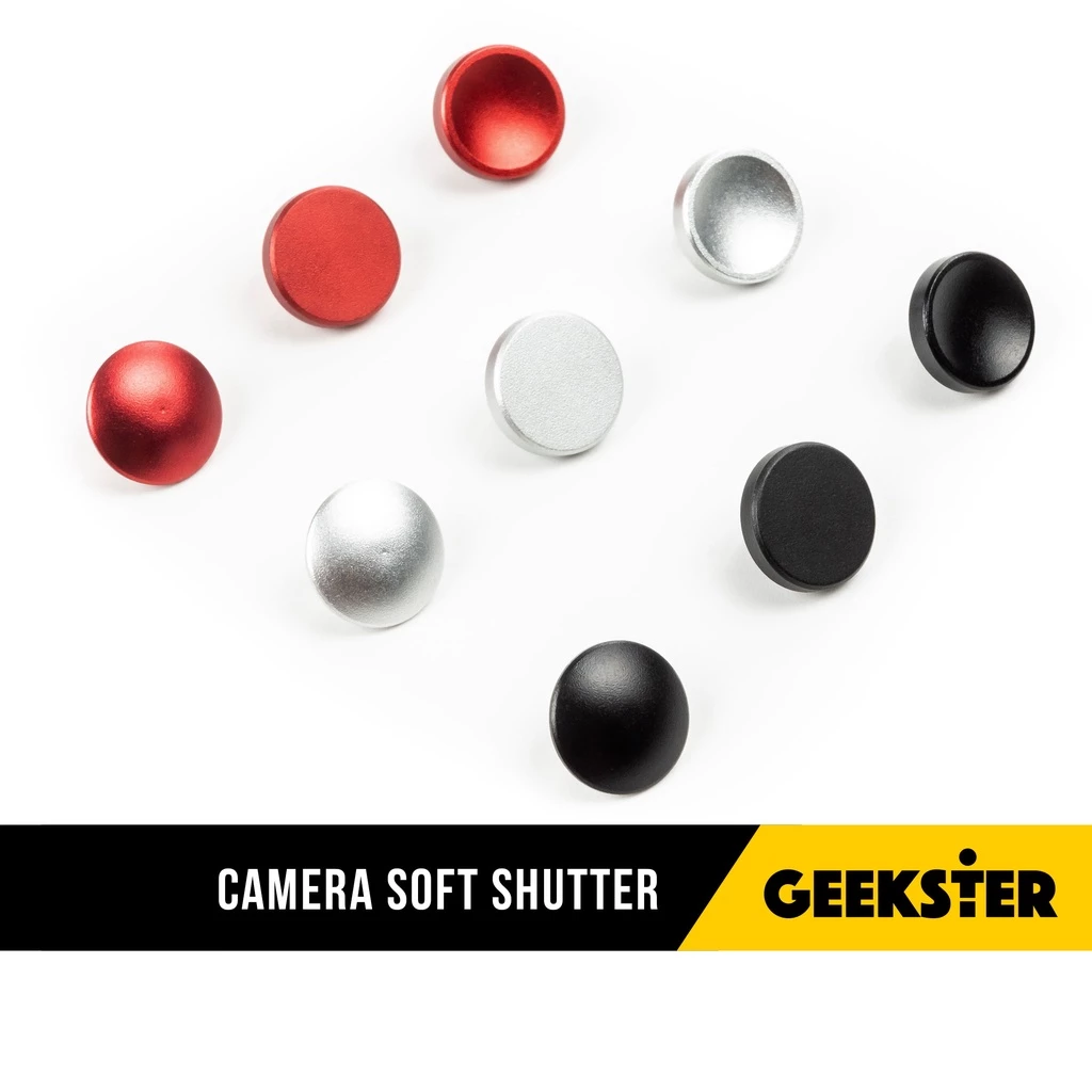 ปุ่มชัตเตอร์ Soft Shutter Release Button ปุ่มกดชัตเตอร์ / ปุ่มชัตเตอร์ ปุ่ม กล้อง 9mm มียาง แถมฟรี