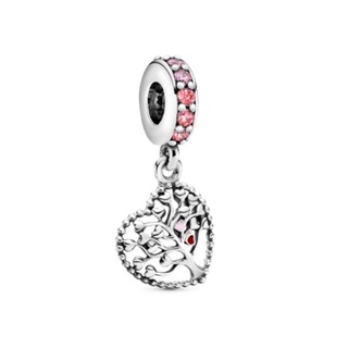 [พร้อมส่ง สินค้าแท้ 💯] Pandora Pink Family Tree Dangle Charm