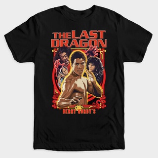 เสื้อยืดผ้าฝ้าย เสื้อยืด พิมพ์ลายการ์ตูน Kung Fu Master The Last Dragon 1985 Taimak Vanity Julius Carry Bruce Lee แบบเรี