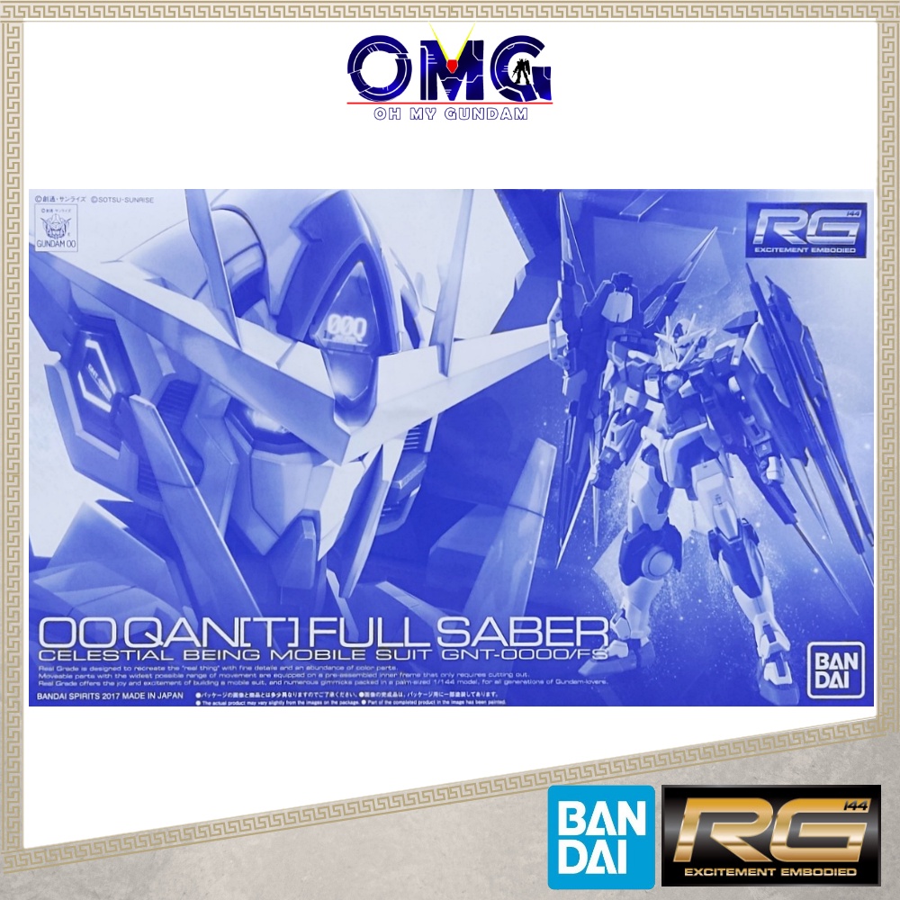 Pbandai RG 1/144 00 Qant Full Saber 63501 Premium Bandai RG OO Qant 00Q OOQ Qan[T] Full Saber Gundam
