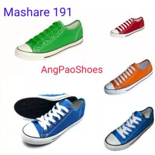 🔥Hot item🔥 ส่งไว!!! ราคาถูกที่สุด!!! ของแท้ 💯%!!! Mashare​ รุ่น 191​ รองเท้า​ผ้าใบ​ไซส์​ : 37 - 45​