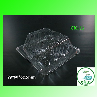 CK-53 กล่องพลาสติกใส OPS สำหรับใส่อาหาร เบเกอรี่ Bakery (100 ชิ้น)