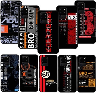 เคสโทรศัพท์ซิลิโคน TPU แบบนิ่ม ลาย SL104 Bronx Boy No Rules สีดํา สําหรับ Samsung Galaxy A8+ A8 Plus A8 A9 2018 A9 Pro 2019 A9s A8s