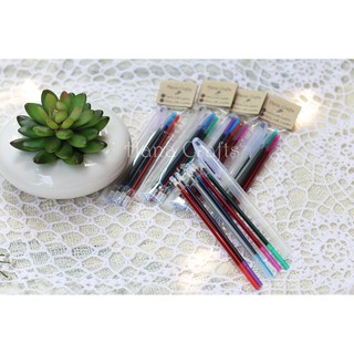 ปากกาครอสติช ปากกาวาดลายปัก ปากกา0.5สำหรับเขียนผ้า ปากกาปากแหลมสำหรับวาดลายปักผ้า ฟรี!เพิ่ม 1สี