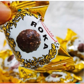 แบ่งขาย APOLLO ROKA CHOCOLATE อพอลโล่โรก้าช็อคโกแลตเวเฟอร์บอล  ค่าส่งถูกกกมาก