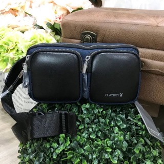 PLAYBOY WAIST BAG WITH ZIPS Y2019