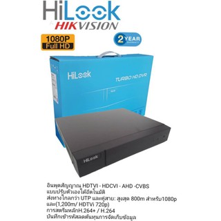 เครื่องบันทึกกล้องวงจรปิดHILOOK-4CHรุ่นDVR-204G-F1(S)รองรับกล้องมีไมค์​