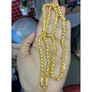 สร้อยคอทาโร่ตัดขอบ งานสวยมาก เหมือนของจริงมากๆ ขนาด 3 บาท (ตัน) ยาว 24"  ปกติ 890฿ ต้อนรับเดือนแห่งวันแม่ เพียง!..599฿