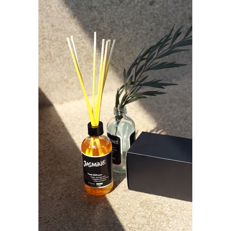 🔥🔥ลดพิเศษ🔥HONGHOM ก้านไม้หอม 120ml คละกลิ่น สูตรเข้มข้น สติกเกอร์ดำ ก้านน้ำหอม น้ำหอมอโรม่า น้ำมันหอมระเหย - รูปที่ 2