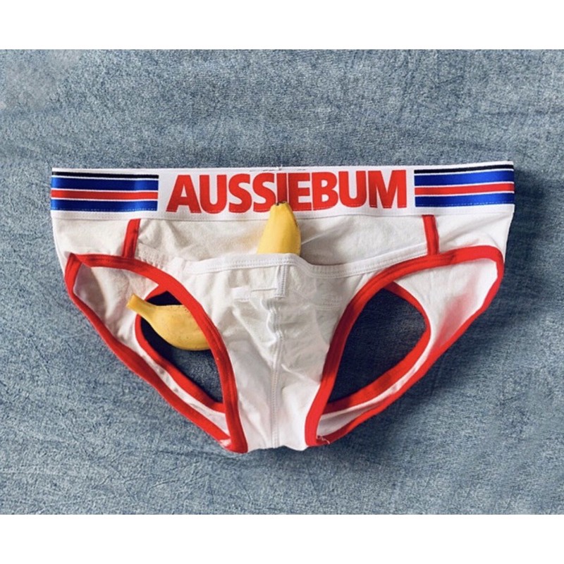 พร้อมส่ง กางเกงในชายaussiebum ทรงbrief ผ้านิ่ม เปิดโชว์หน้าโชว์หลัง