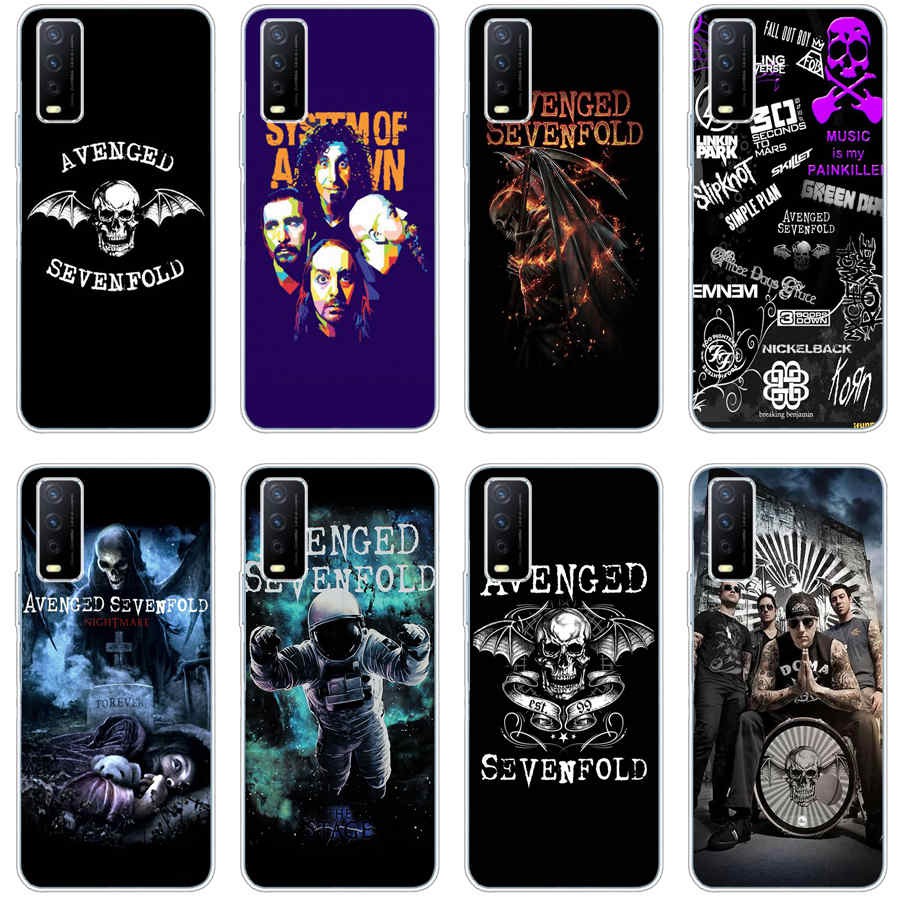 Vivo y85 v9 pro v11 pro v17 pro y12s y20s y20 y17 Case TPU Soft Silicon Protecitve Shell Phone casing Cover Avenged Sevenfold
