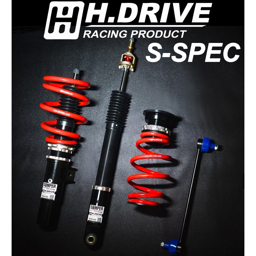 สตรัท H-Drive S-Spec Civic FC, FK, FE สตรัทปรับเกลียว (โช๊คอัพ 4 ต้นพร้อมสปริง)