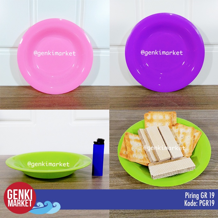 GR 19 Plate แผ่นพลาสติกตลาด Genki