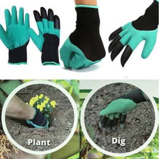 FHS Garden Genie Gloves ถุงมือ ขุดดิน พรวนดิน ถุงมือขุดดินทำสวน