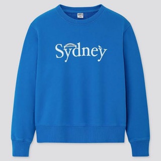 Sweater Uniqlo kids blue sydney 150 cm