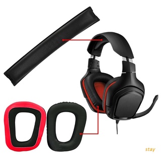 Stay ชุดฟองน้ําครอบหูฟัง แบบเปลี่ยน สําหรับ Logitech- G331G332 G432 G431 G430 G230 G231 G930