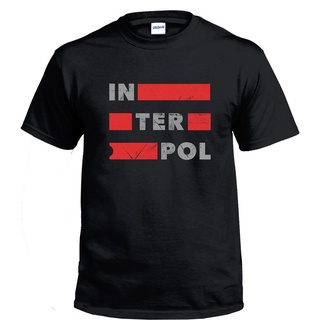 ราคาต่ำสุด!!เสื้อยืดผ้าฝ้าย 100 พิมพ์ลายกราฟิก Interpol BAND GILDAN UNI เก็บ พร้อมS-3XL