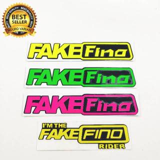 สติกเกอร์ตัด FAKE FINO คุณภาพดีที่สุด