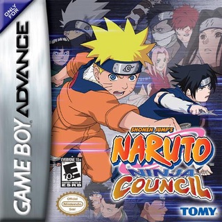 ตลับ GBA Naruto: Ninja Council ตลับผลิตใหม่ ภาคภาษาอังกฤษ