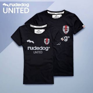 Rudedog เสื้อยืด รุ่น United สีดำ