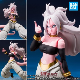 Figma งานแท้ Original ฟิกม่า Bandai Dragon Ball Fighter Z ดราก้อนบอล ไฟเตอร์ แซด Android No 21 มนุษย์จักรกลหมายเลข 21