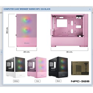 case nubwo npc-326 รุ่นลิมิเต็ด pink wrie back 3สี ประกัน 1ปี