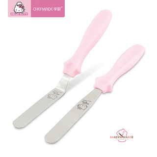 สปาตูล่าเซ็ท 2 ชิ้น Hello kitty ลิขสิทธิ์แท้ Chefmade (Spatula Hello Kitty 2 pcs.)