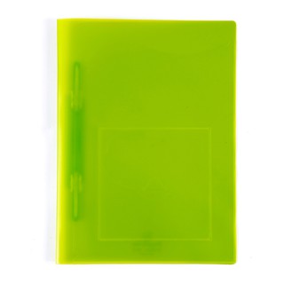 แฟ้มเจาะพลาสติก A4 สีเขียว ฟลามิงโก้ 952A/Perforated Green A4 Plastic File 952A