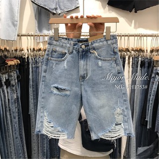 JEANS HOUSE กางเกงยีนส์ 3 ส่วน.JH1753