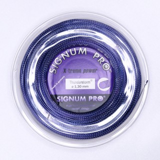 SIGNUMPRO Thunderstorm ​∅1.30mm.*200m. เอนเทนนิส สำหรับเพิ่มความเร็วและการสปินของลูก